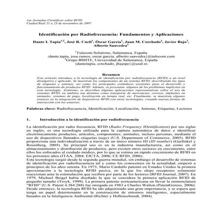 Articulo rfid fundamentos
