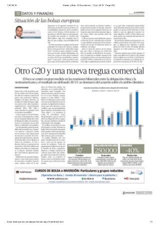 G20 y bolsas europeas