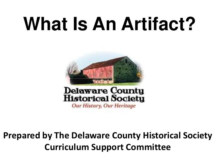 What Is An Artifact?