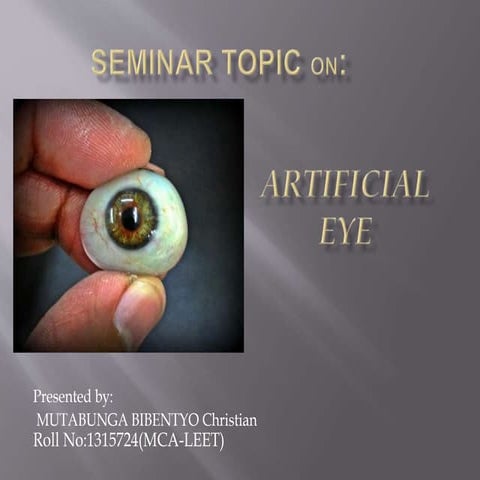 Artifcial Eye