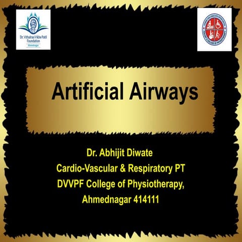 Artificial airways