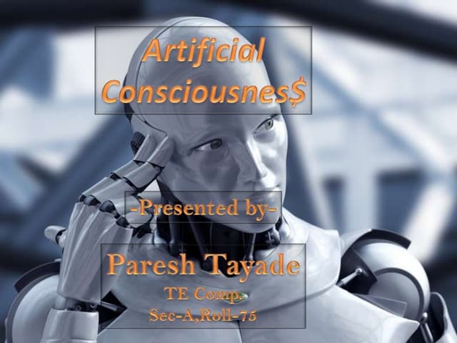 Artificial Consciousness