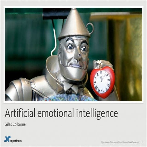 Artificial emotional intelligence - Giles Colborne