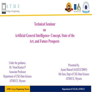 Artificial General Intelligence- Concept, State of the Art, and Future Prospe...
