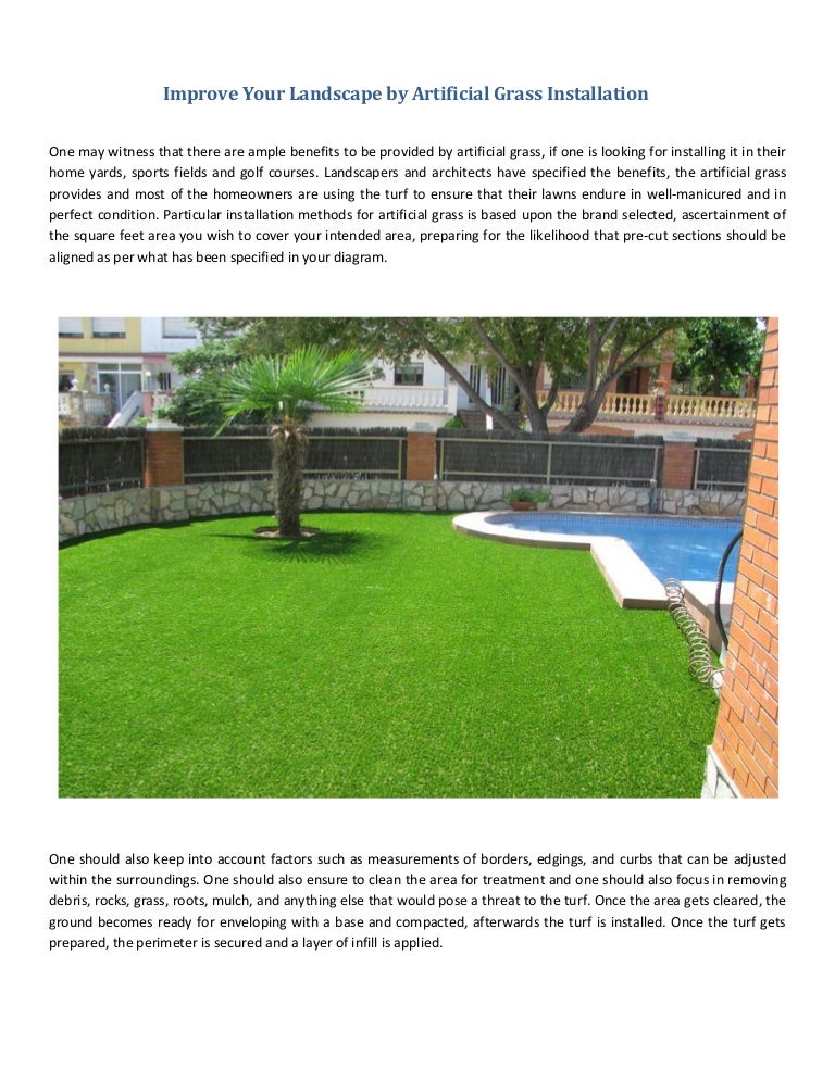 Artificial Grass Installation Guide