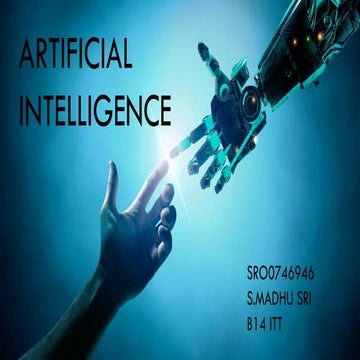 ARTIFICIAL INTELIGENCE PRESENTATION - ACTIVITY 12