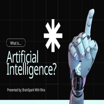 Artificial Intellegence by BrainSpark with Rina