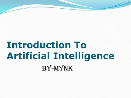 Artificial intelligence