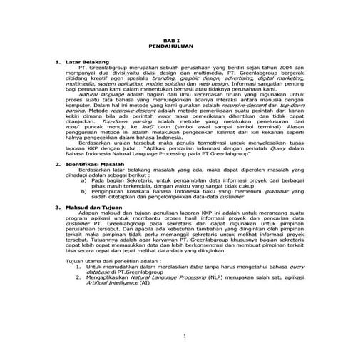 Artificial intelligence