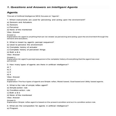 Artificial intelligence