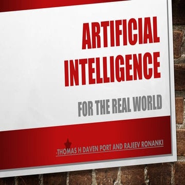 Artificial intelligence