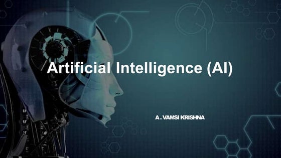 Artificial intelligence its scope and future | PPT