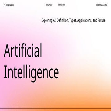 Artificial Intelligence concept and techinques