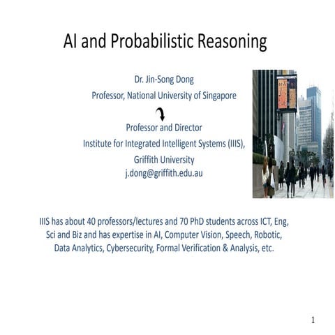 Artificial intelligence professor jinsong dong 2 august 2017