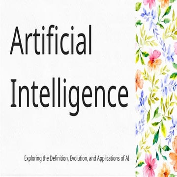 Artificial Intelligence and its Impact on Society | PPTX