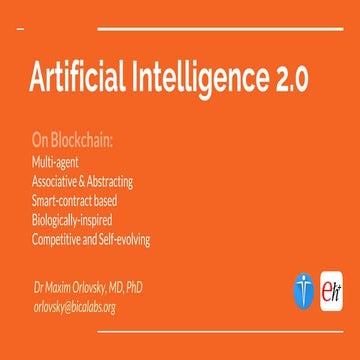 Artificial intelligence 2.0 on blockchain