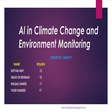 Artificialintelligenceaiandclimatechange 240320160509 F4581115 Pptx