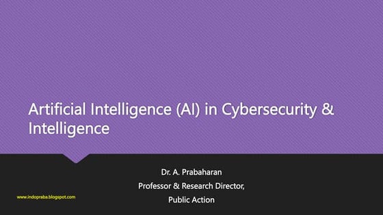 AI IN DEFENCE.pptx | Technology Industry | Industries