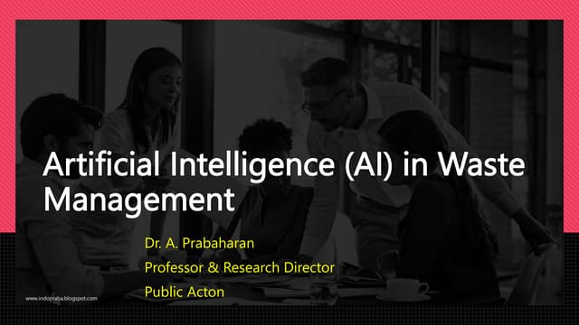 Artificial Intelligence (AI) in Waste Management.pptx Circuit Diagram
