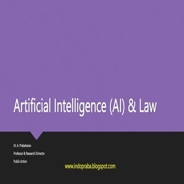Artificial Intelligence (AI) & Law.pptx  Legal