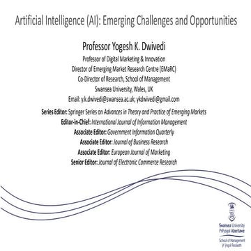 Artificial intelligence (ai) multidisciplinary perspectives on emerging chall...