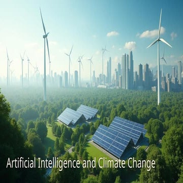 Artificial Intelligence And Climate Change Pptx