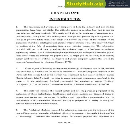 Artificial Intelligence And Future Warfare