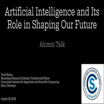 Artificial Intelligence and Its Role in Shaping Our Future
