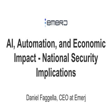 AI, Automation, and Economic Impact - National Security Implications