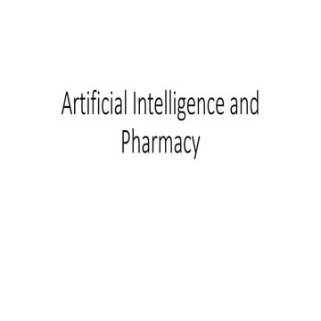 Artificial intelligence in Drug discovery and delivery.pptx