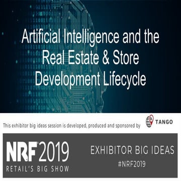 Artificial intelligence and the real estate and store development lifecycle