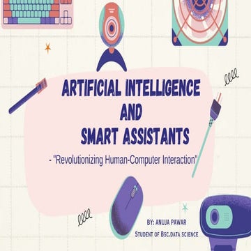 Artificial Intelligence and Smart Assistants.pptx | Technology Industry ...
