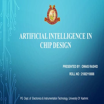 Use of Artificial intelligence for chip design.pptx