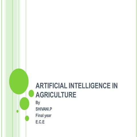 Artificial Intelligence in Agriculture | PDF