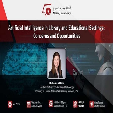 Artificial Intelligence in Library and Educational Settings_Concerns and Oppo...