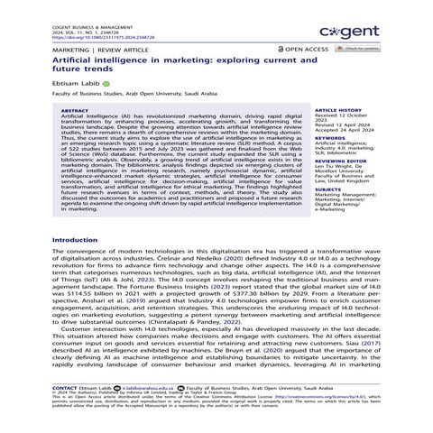 Artificial Intelligence (AI) In The Hospitality Industry A Review ...
