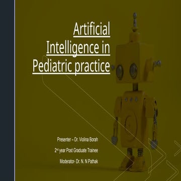 Artificial Intelligence in pediatric practice.pptx