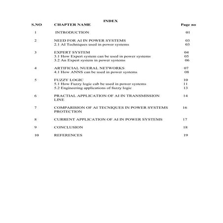 Artificial intelligence in power systems