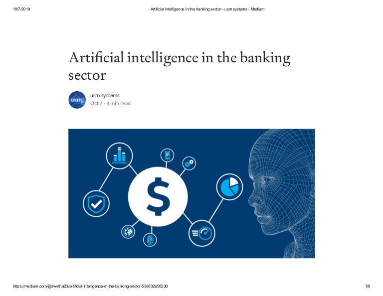 Artificial intelligence in the banking sector