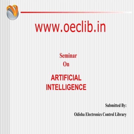 Artificial intelligence ppt