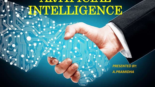 Artificial intelligence 