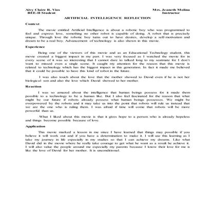 Artificial intelligence 