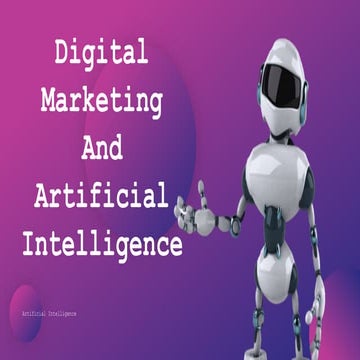 Artificial intelligence in digital marketing | PPTX