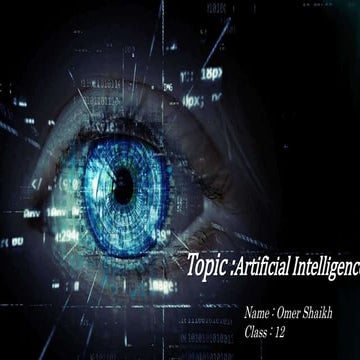 Artificial intelligent 