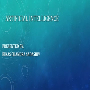 artificial intelligence | PPT