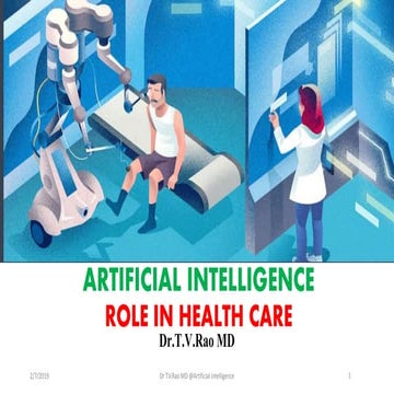 ARTIFICIAL INTELLIGENCE ROLE IN HEALTH CARE  Dr.T.V.Rao MD