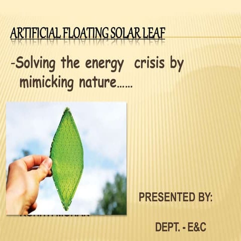 artificial leaf.pptx