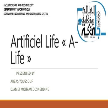 Artificial life