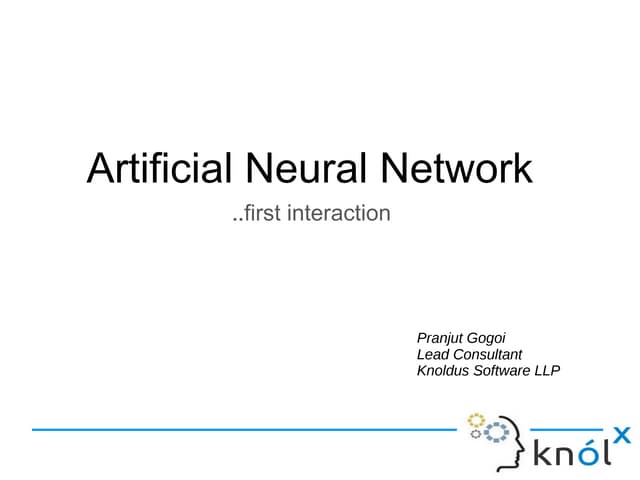 Artificial Neural Network