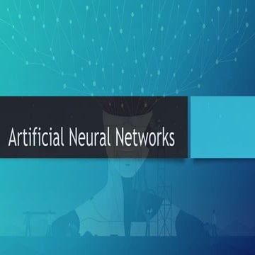 Artificial neural networks